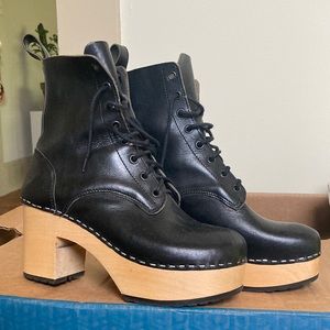 Swedish Hasbeens lace up boots